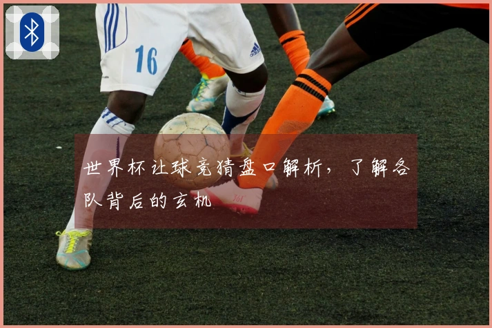 世界杯让球竞猜盘口解析，了解各队背后的玄机